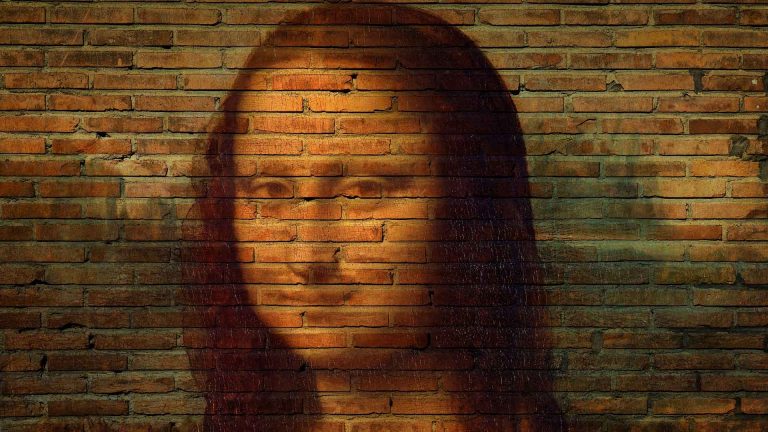 Mona Lisa på murvegg, kunst